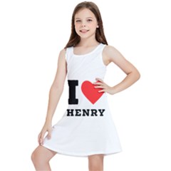 I Love Henry Kids  Lightweight Sleeveless Dress by ilovewhateva