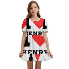 I Love Henry Kids  Short Sleeve Dolly Dress by ilovewhateva