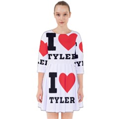 I Love Tyler Smock Dress by ilovewhateva