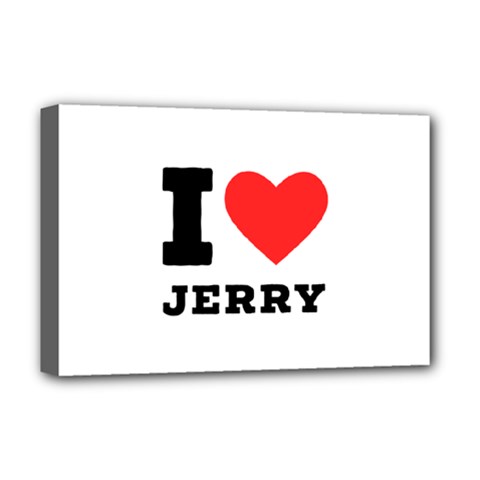 I Love Jerry Deluxe Canvas 18  X 12  (stretched) by ilovewhateva