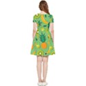 Fruit Tropical Pattern Design Art Inside Out Cap Sleeve Dress View2