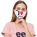 I love dennis Fitted Cloth Face Mask (Adult) View1