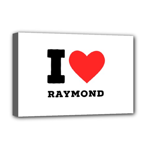 I Love Raymond Deluxe Canvas 18  X 12  (stretched) by ilovewhateva