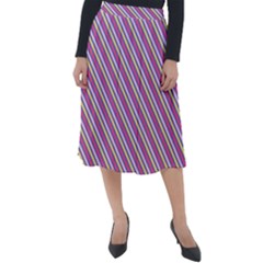 Background-102 Classic Velour Midi Skirt  by nateshop