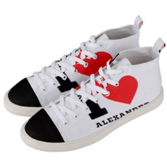 I Love Alexander Men s Mid-top Canvas Sneakers by ilovewhateva