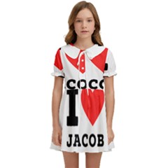 I Love Jacob Kids  Sweet Collar Dress by ilovewhateva