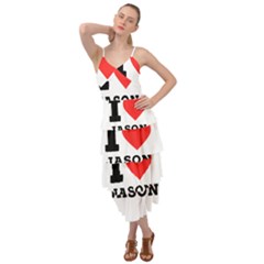 I Love Jason Layered Bottom Dress by ilovewhateva