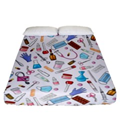 Medical Fitted Sheet (queen Size) by SychEva