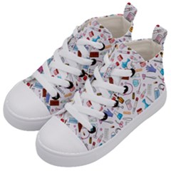 Medical Kids  Mid-top Canvas Sneakers by SychEva