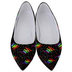 Rainbows Pixel Pattern Women s Low Heels by Semog4