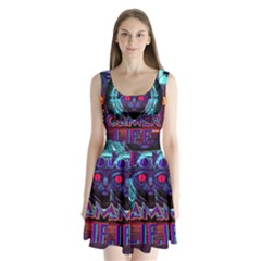 Gamer Life Split Back Mini Dress  by minxprints