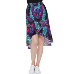 Gamer Life Frill Hi Low Chiffon Skirt by minxprints