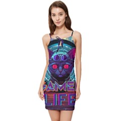 Gamer Life Summer Tie Front Dress by minxprints