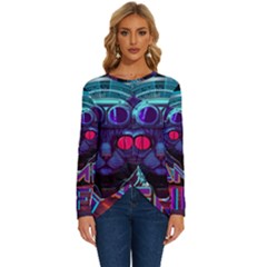 Gamer Life Long Sleeve Crew Neck Pullover Top by minxprints