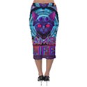 Gamer Life Velvet Midi Pencil Skirt View2