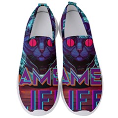 Gamer Life Men s Slip On Sneakers by minxprints