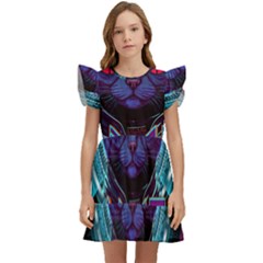 Gamer Life Kids  Winged Sleeve Dress by minxprints