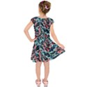 Leaves Leaf Pattern Patterns Colorfu Kids  Short Sleeve Dress View2