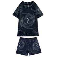 Abstract Mandala Twirl Kids  Swim Tee And Shorts Set by Semog4