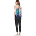 Artistic Wave Sea Flowy Camisole Tank Top View2