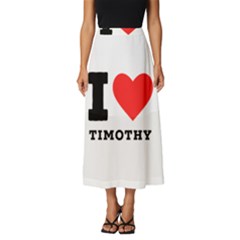 I Love Timothy Classic Midi Chiffon Skirt by ilovewhateva