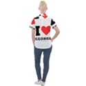 I love george Women s Short Sleeve Pocket Shirt View2