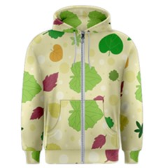 Leaves-140 Men s Zipper Hoodie by nateshop