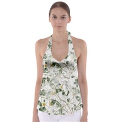 Leaves-142 Babydoll Tankini Top by nateshop