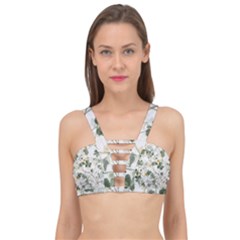 Leaves-142 Cage Up Bikini Top by nateshop