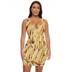 Pasta-79 Draped Bodycon Dress by nateshop