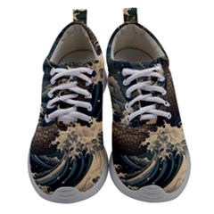 Sea Dragon Kanagawa Sea Monster Women Athletic Shoes by Jancukart