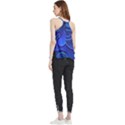 Spiral Shape Blue Abstract Flowy Camisole Tank Top View2