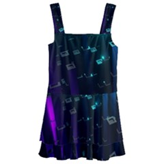 Abstract Building City 3d Kids  Layered Skirt Swimsuit by Jancukart