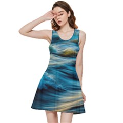 Waves Abstract Waves Abstract Inside Out Racerback Dress by Semog4