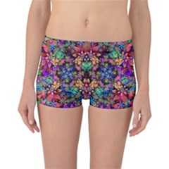 Flower Patterns Abstract Pattern Digital Art Reversible Boyleg Bikini Bottoms by Semog4