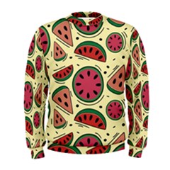 Watermelon Pattern Slices Fruit Men s Sweatshirt by Semog4