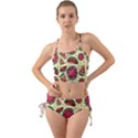 Watermelon Pattern Slices Fruit Mini Tank Bikini Set View1