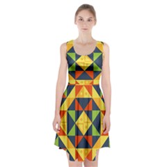 Background Geometric Color Racerback Midi Dress by Semog4