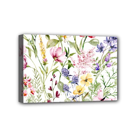 Bunch Of Flowers Mini Canvas 6  X 4  (stretched) by zappwaits