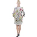 bunch of flowers Open Neck Shift Dress View2