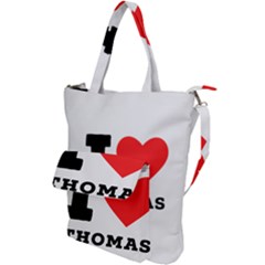 I Love Thomas Shoulder Tote Bag by ilovewhateva