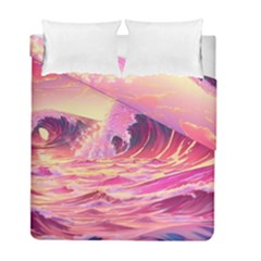 Wave Waves Ocean Sea Duvet Cover Double Side (full/ Double Size) by Ravend