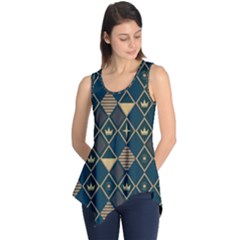Background Non Seamless Pattern Sleeveless Tunic by Ravend