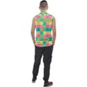 Checkerboard-pastel-squares- Men s Regular Tank Top View2