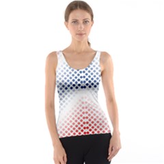 Dots-pointillism-abstract-chevron Tank Top by Semog4