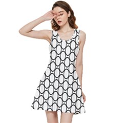 Black-pattern-halftone-wallpaper Inside Out Racerback Dress by Semog4