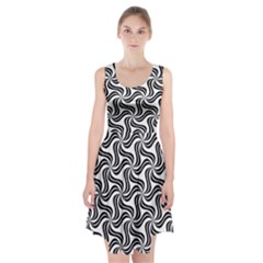 Soft-pattern-repeat-monochrome Racerback Midi Dress by Semog4