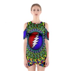 Grateful Dead Shoulder Cutout One Piece Dress by Semog4