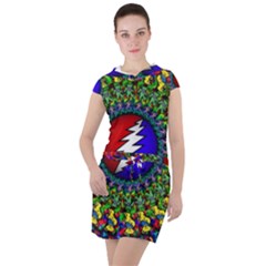 Grateful Dead Drawstring Hooded Dress by Semog4