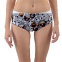 Gears Movement Machine Reversible Mid-Waist Bikini Bottoms View1